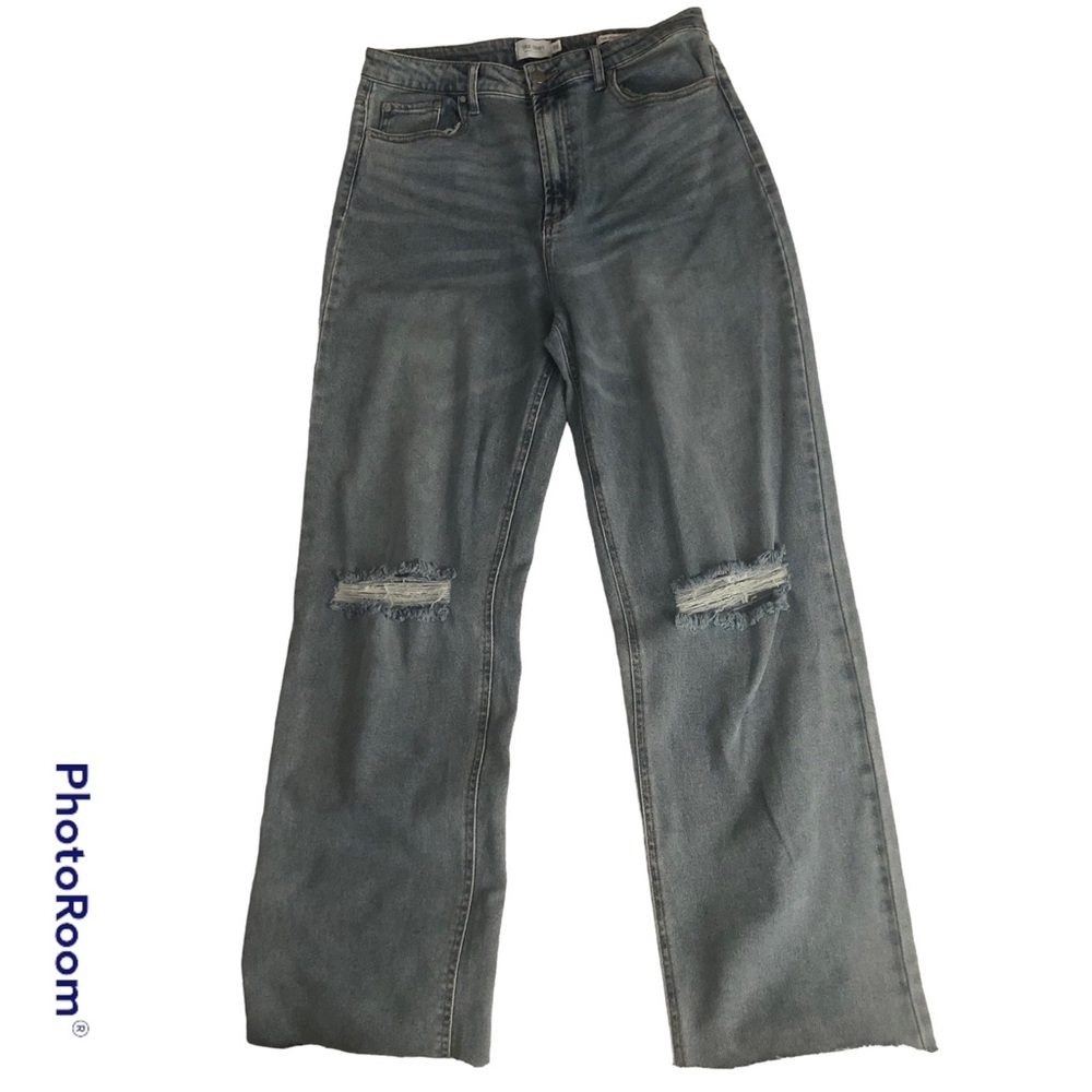 true craft high rise straight distressed knees - Picture 1 of 1